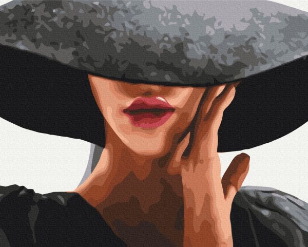 Премиуи картина по номерам "Дама с секретом"