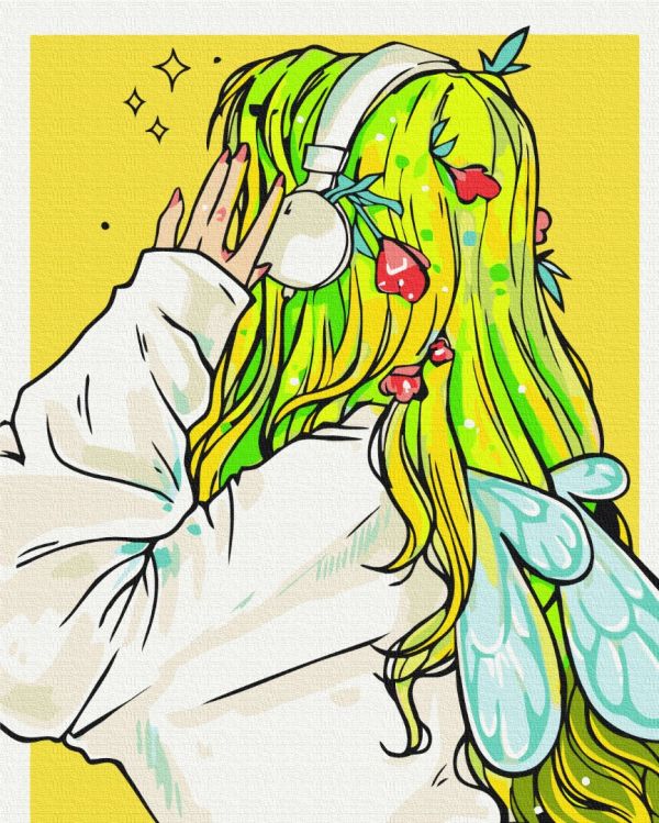 Картина по номерам "Playlist феи @nila_art_art"