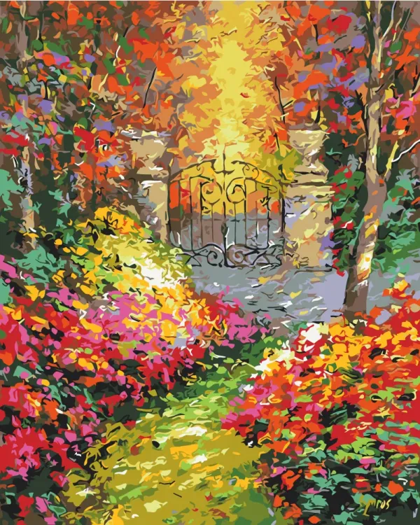 Картина за номерами "Осінній сад" BS9972 40×50 см
