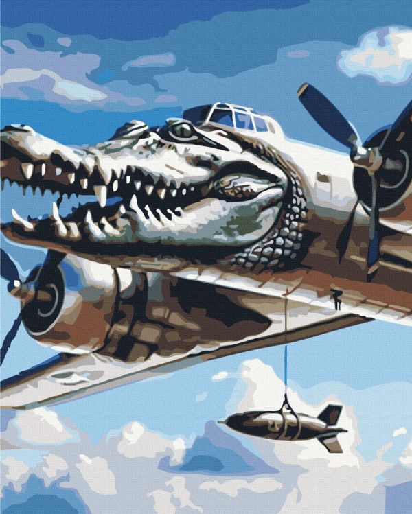 Картина по номерам "Bombardino Crocodile"