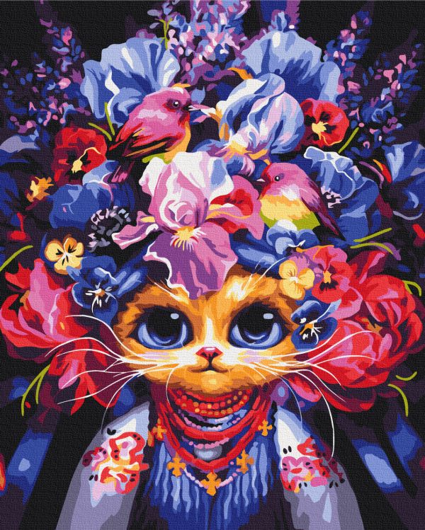 Картина по номерам "Летняя кошка © Марианна Пащук"