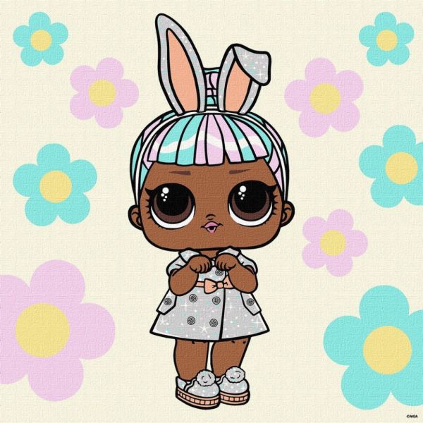 Картина по номерам "L.O.L. Surprise! Spring Bling Carats" KHO1100, 40х40 см   