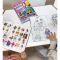 Детская книга-раскраска "The creative Rainbow" LCB12 со стикерами