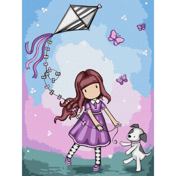 Картина по номерам "Don’t Fly Away Santoro Gorjuss Collection" KHO8585, 30х40 см