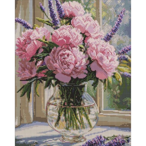 Алмазная мозаика "Нюдовая нежность в вазе" ©art_selena_ua AMO8361, 40х50 см