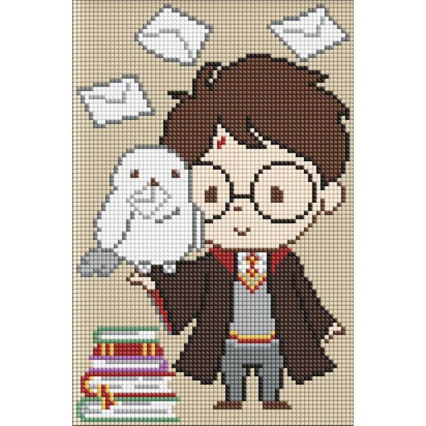 Алмазная мозаика без подрамника "Harry Potter: Письма для Гарри" WB AMC20511, 20х30 см