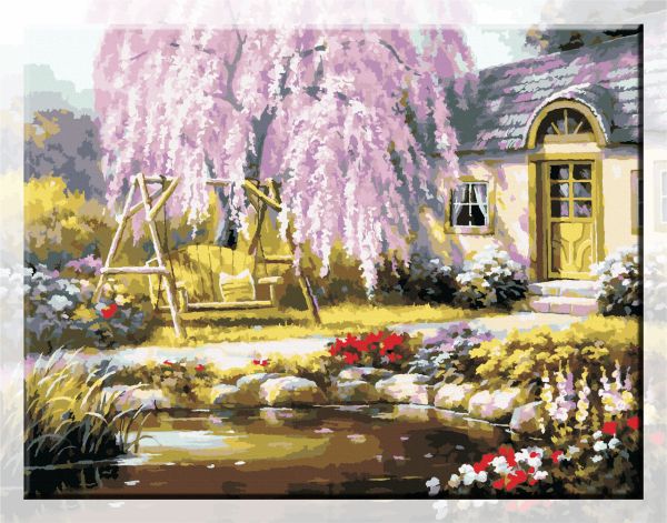 Картина за номерами ArtStory Затишний будинок 50*65см в коробці