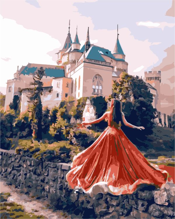 Картина по номерам ArtStory Дом для принцессы 40*50см