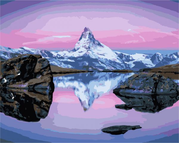 Картина по номерам ArtStory Альпы 40*50см