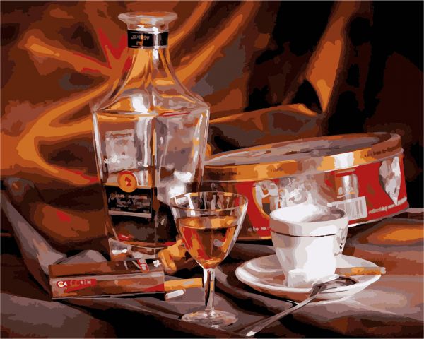 Картина по номерам ArtStory Коньяк 40*50см
