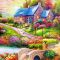 Алмазна вишивка алмазна мозаїка Будинок із дитинства 40x50 OG00249SB