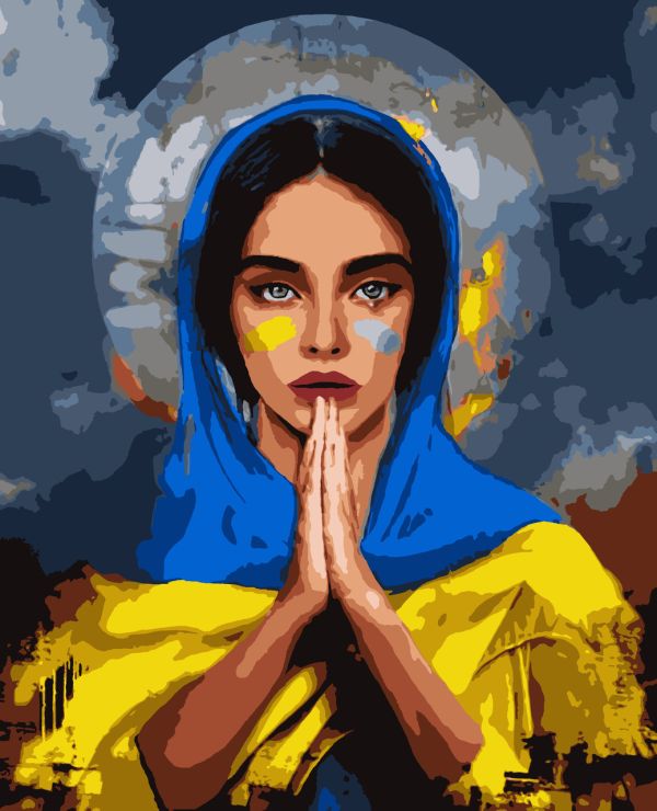 Картины по номерам "Молитва" 40*50 см