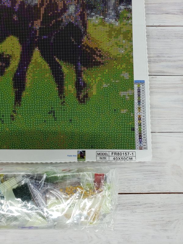 Алмазная выкладка алмазная выкладка Гнедая лошадь 50x40 OG00195SB