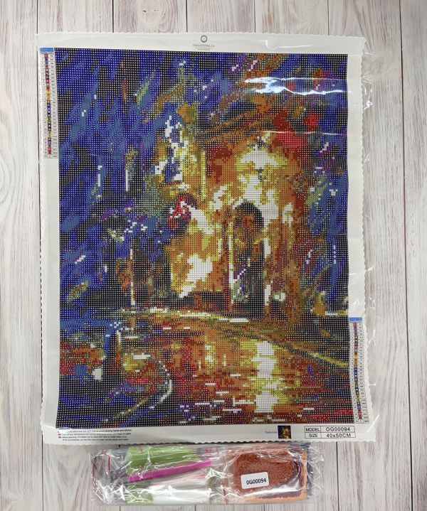 Алмазная вышивка алмазная мозаика Тихая улица 50x40 OG00094SB