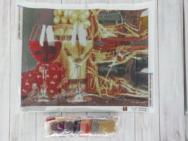Алмазная вышивка алмазная мозаика Mamuka & Merabi 35x45 OG00098SB