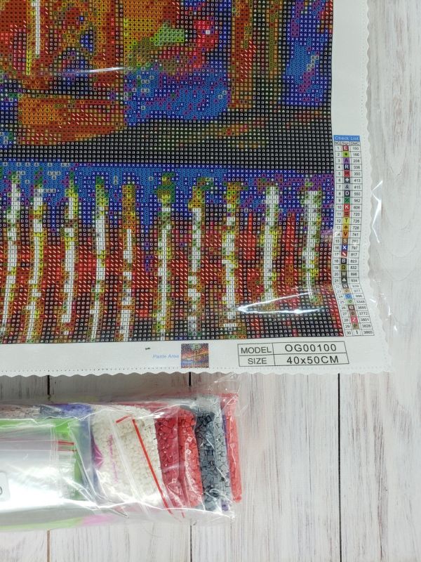 Алмазная вышивка алмазная мозаика Красочный мост 50x40 OG00100SB