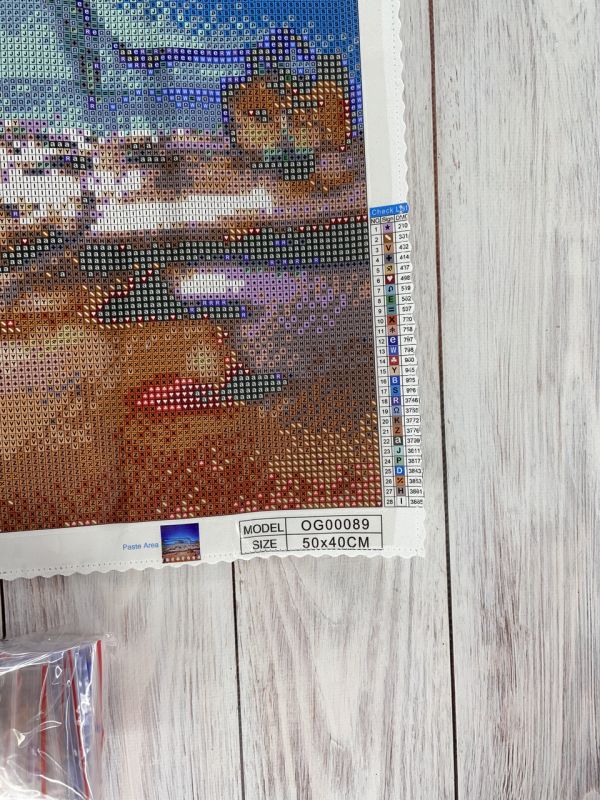 Алмазная вышивка алмазная мозаика Бунгало на воде 35x45 OG00089SB