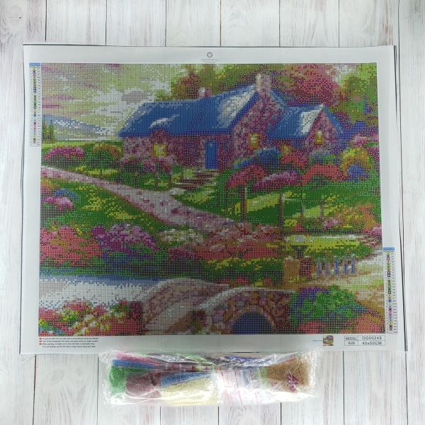 Алмазна вишивка алмазна мозаїка Будинок із дитинства 40x50 OG00249SB