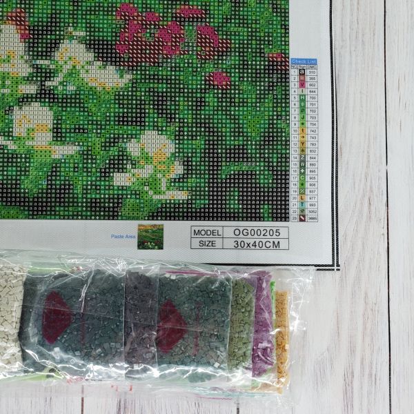 Алмазная вышивка алмазная мозаика Альпийский луг 40x30 OG00205SS