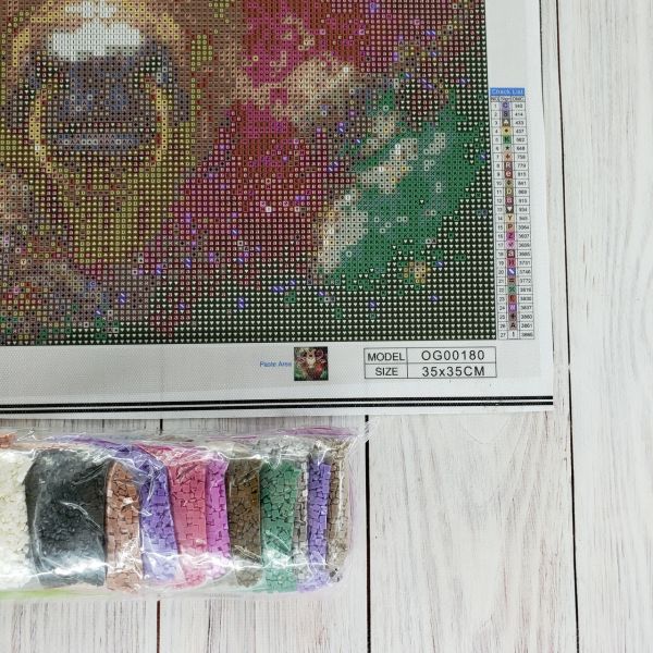 Алмазная вышивка алмазная мозаика Телец 35x35 OG00180SS