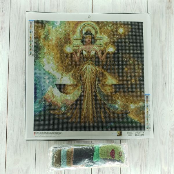 Алмазна вишивка алмазна викладка Терези 35x35 OG00173SS