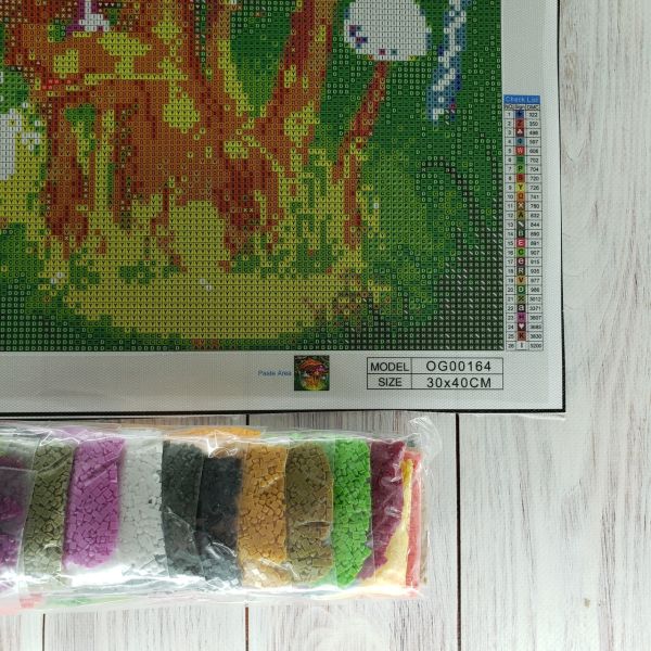 Алмазная вышивка алмазная мозаика Сказочные мухоморы 40x30 OG00164SS