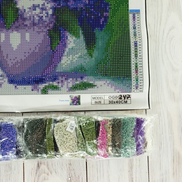 Алмазная мозаика алмазная вышивка Букет сирени 40x30 OG00247SS
