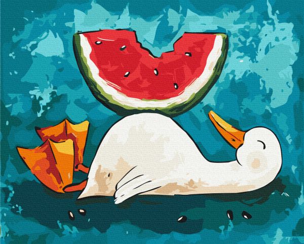 Картина по номерам "Арбузный рай © ANNART"