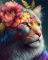 Алмазная мозаика алмазная выкладка Яркий кот 50x40 OG00543SB