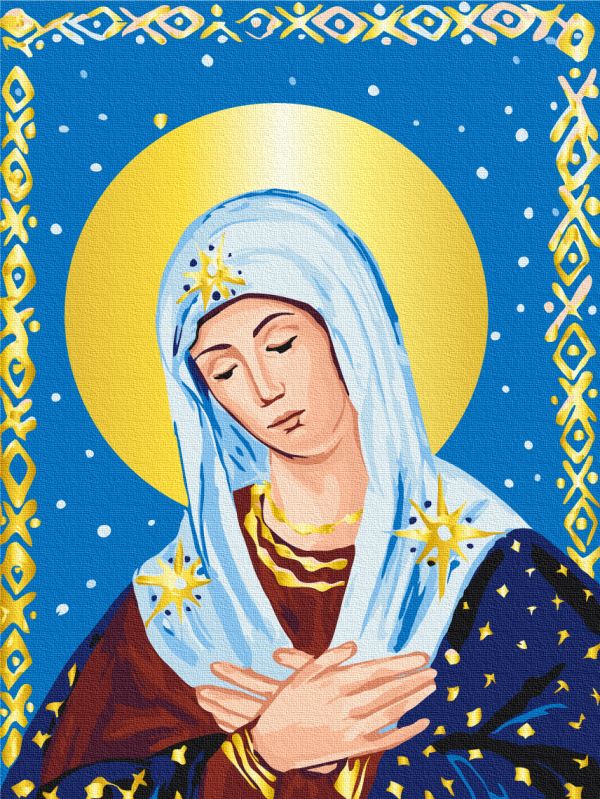 Картина по номерам "Молитва сердца © Карина Зимина"