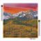 Алмазная вышивка алмазная мозаика Альпы на закате 35x35 OG00160SS