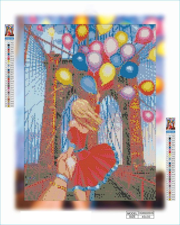 Алмазная выкладка алмазная мозаика Следуй за мечтой 40x30 OG00222SHS