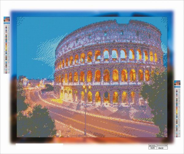 Алмазная вышивка алмазная мозаика Колизей 40x50 OG00243SB