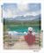 Алмазная выкладка алмазная вышивка Девушка у озера 50x40 OG00261SB