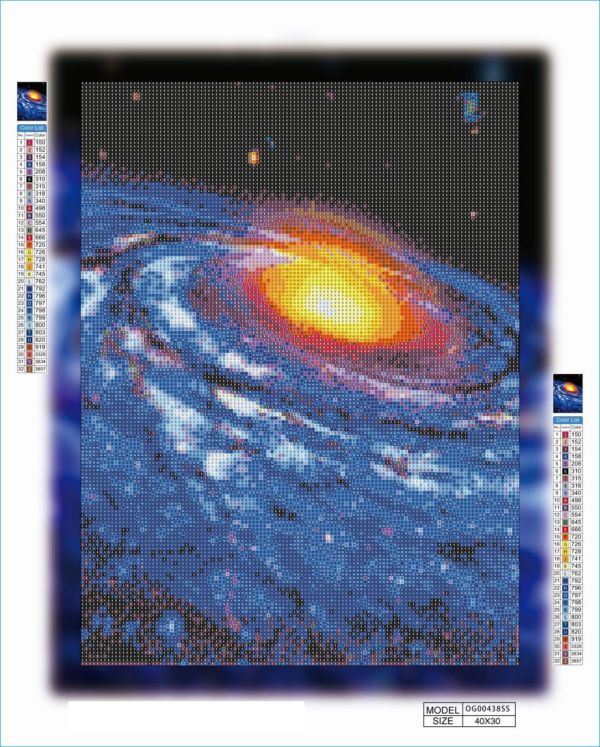Алмазная мозаика алмазная вышивка Вселенная 40x30 OG00438SS