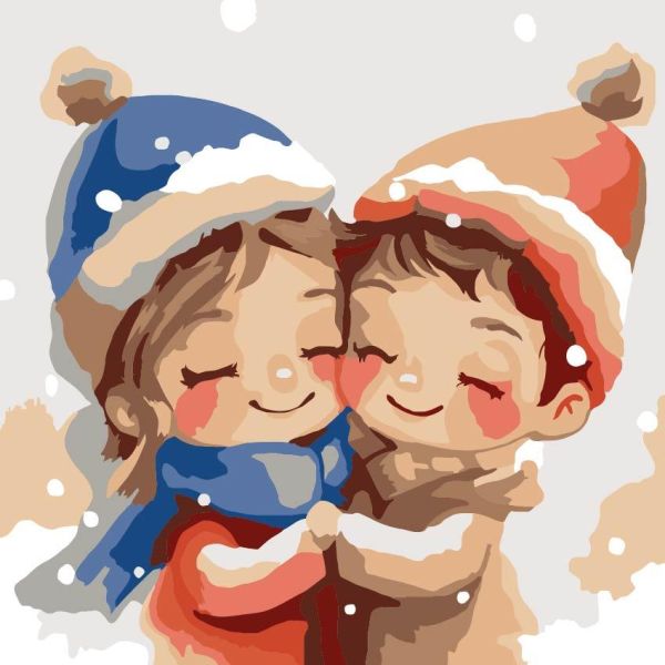 Картина за номерами 30*30см Щирі почуття