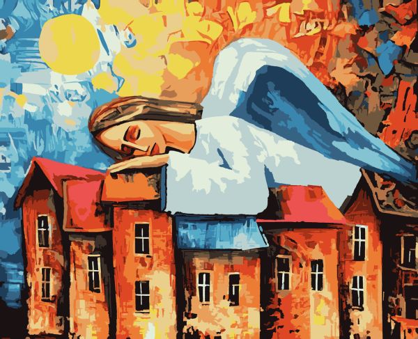 Картины по номерам "Ангел" 50*60 см