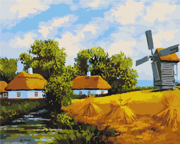 Премиуи картина по номерам "Ржаной день"