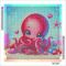 Алмазная мозаика алмазная выкладка Малыш осьминог 45x45 OG00688SB