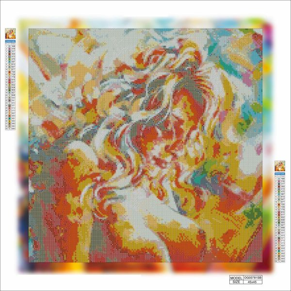 Алмазная мозаика алмазная выкладка Соблазнительная 45x45 OG00781SB