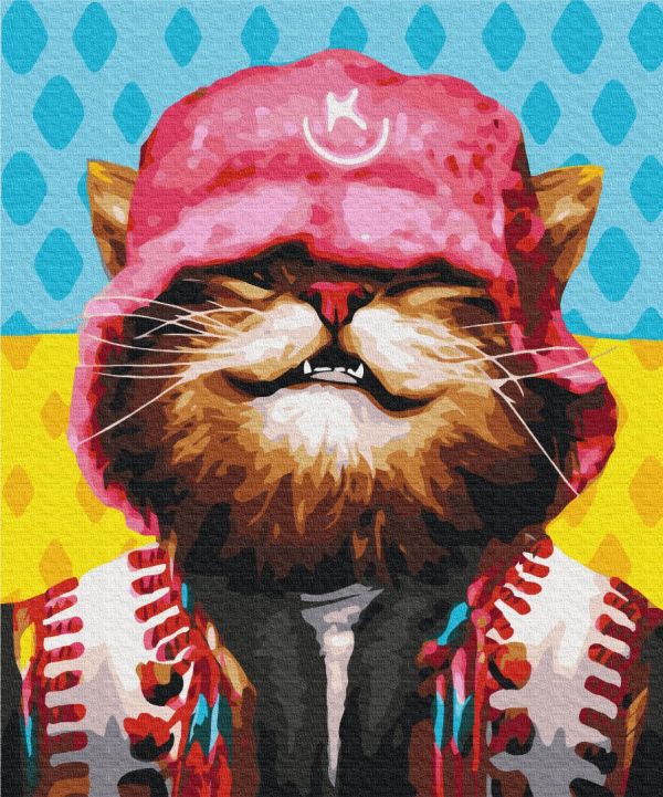 Картина по номерам "Котик Kalush ©Марианна Пащук"