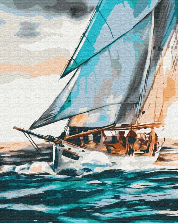 Картина по номерам "Морское путешествие ©Понамарчук Ирина"