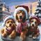 Картина за номерами 30*30см "Три песики"