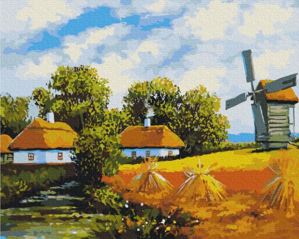 Картина по номерам "Ржаной день"