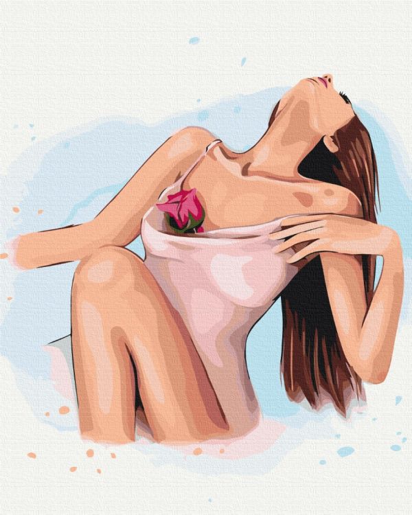 Картина по номерам "Нежное прикосновение © Alla Berezovska"