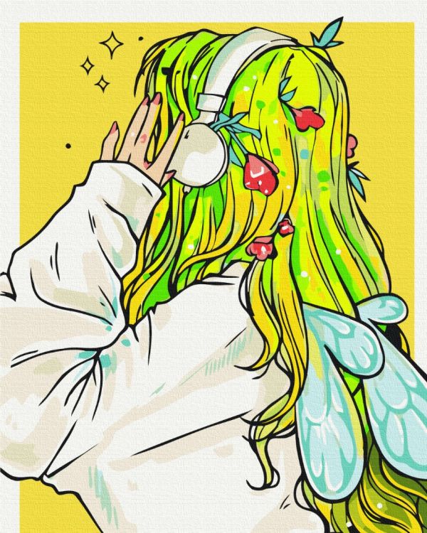 Картина по номерам "Playlist феи @nila_art_art"