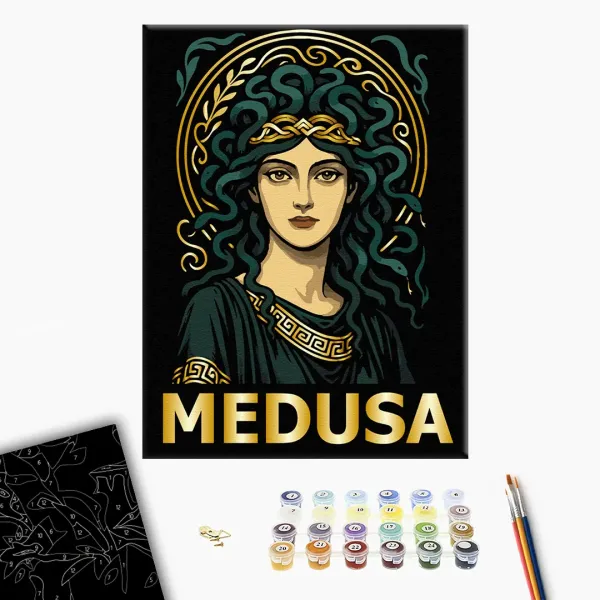 Картина за номерами "Медуза" RBS1043B 30×40 см