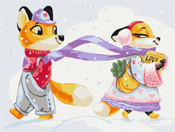 Картина по номерам "Рыженькая Любовь © Kateryna Branchukova"