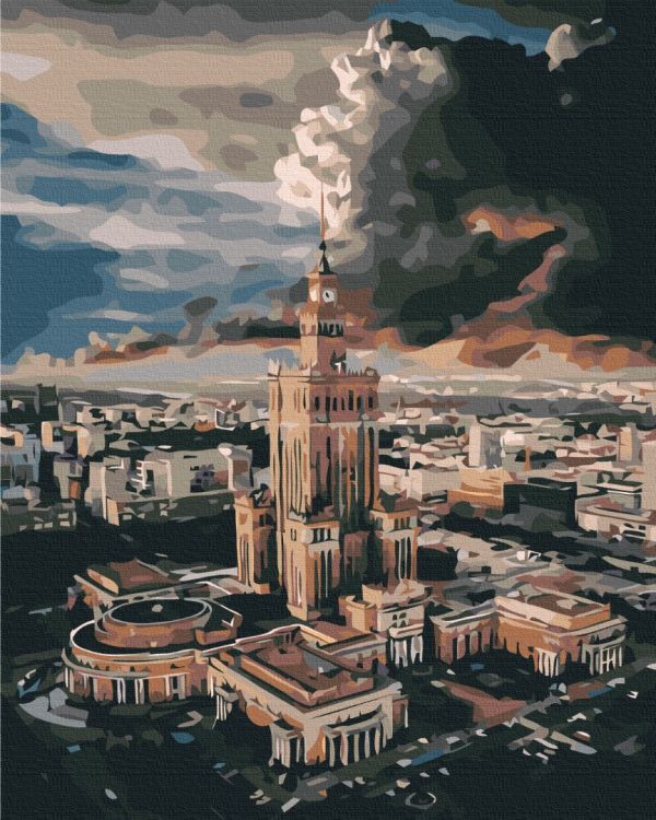Картина по номерам "Центр Варшавы"