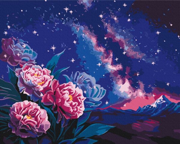 Премиуи картина по номерам "Ночные цветы © Anna Steshenko"